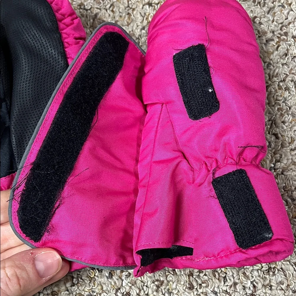 3M Thinsulate Pink and Patterned Kids Mittens